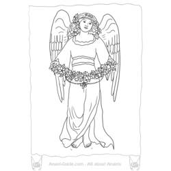 Malvorlage: Engel (Figuren) #86332 - Kostenlose Malvorlagen zum Ausdrucken