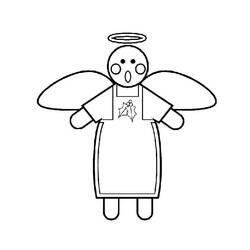 Malvorlage: Engel (Figuren) #86341 - Kostenlose Malvorlagen zum Ausdrucken
