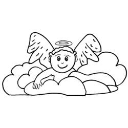 Malvorlage: Engel (Figuren) #86373 - Kostenlose Malvorlagen zum Ausdrucken