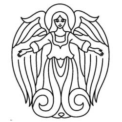 Malvorlage: Engel (Figuren) #86382 - Kostenlose Malvorlagen zum Ausdrucken