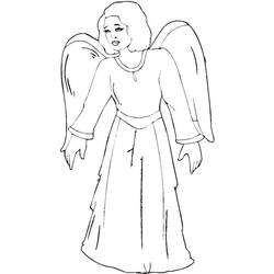 Malvorlage: Engel (Figuren) #86392 - Kostenlose Malvorlagen zum Ausdrucken