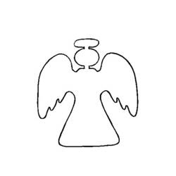 Malvorlage: Engel (Figuren) #86404 - Kostenlose Malvorlagen zum Ausdrucken