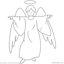 Malvorlage: Engel (Figuren) #86416 - Kostenlose Malvorlagen zum Ausdrucken