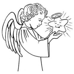 Malvorlage: Engel (Figuren) #86424 - Kostenlose Malvorlagen zum Ausdrucken