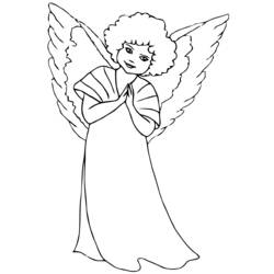 Malvorlage: Engel (Figuren) #86461 - Kostenlose Malvorlagen zum Ausdrucken