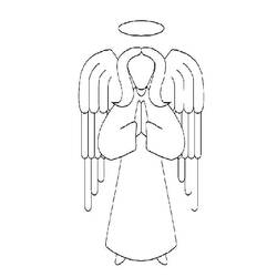 Malvorlage: Engel (Figuren) #86463 - Kostenlose Malvorlagen zum Ausdrucken