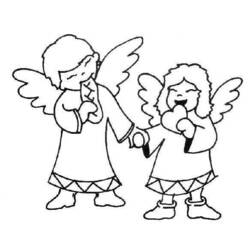Malvorlage: Engel (Figuren) #86516 - Kostenlose Malvorlagen zum Ausdrucken