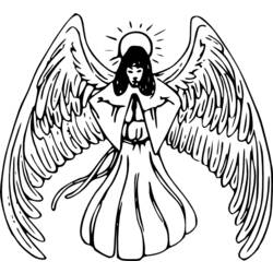 Malvorlage: Engel (Figuren) #86546 - Kostenlose Malvorlagen zum Ausdrucken