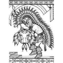 Malvorlage: Indianer (Figuren) #149021 - Kostenlose Malvorlagen zum Ausdrucken