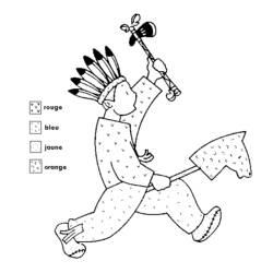 Malvorlage: Indianer (Figuren) #149037 - Kostenlose Malvorlagen zum Ausdrucken