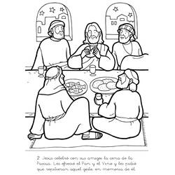 Zeichnungen zum Ausmalen: Jesus - Kostenlose Malvorlagen zum Ausdrucken