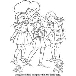 Malvorlage: kleines Mädchen (Figuren) #96512 - Kostenlose Malvorlagen zum Ausdrucken
