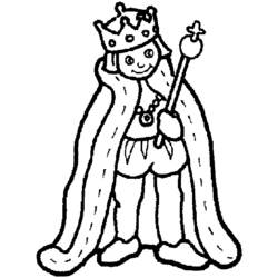 Malvorlage: König (Figuren) #106915 - Kostenlose Malvorlagen zum Ausdrucken