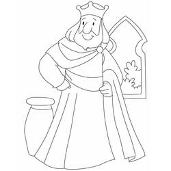 Malvorlage: König (Figuren) #106917 - Kostenlose Malvorlagen zum Ausdrucken