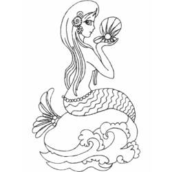 Malvorlage: Meerjungfrau (Figuren) #147157 - Kostenlose Malvorlagen zum Ausdrucken