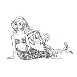 Malvorlage: Meerjungfrau (Figuren) #147158 - Kostenlose Malvorlagen zum Ausdrucken