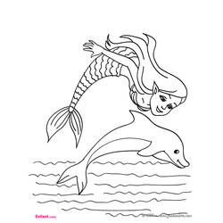 Malvorlage: Meerjungfrau (Figuren) #147162 - Kostenlose Malvorlagen zum Ausdrucken
