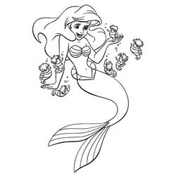 Malvorlage: Meerjungfrau (Figuren) #147165 - Kostenlose Malvorlagen zum Ausdrucken