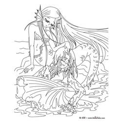 Malvorlage: Meerjungfrau (Figuren) #147187 - Kostenlose Malvorlagen zum Ausdrucken