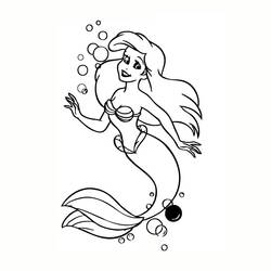 Malvorlage: Meerjungfrau (Figuren) #147198 - Kostenlose Malvorlagen zum Ausdrucken