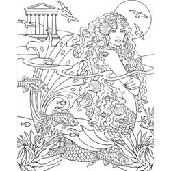 Malvorlage: Meerjungfrau (Figuren) #147233 - Kostenlose Malvorlagen zum Ausdrucken