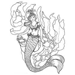 Malvorlage: Meerjungfrau (Figuren) #147239 - Kostenlose Malvorlagen zum Ausdrucken
