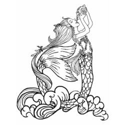 Malvorlage: Meerjungfrau (Figuren) #147243 - Kostenlose Malvorlagen zum Ausdrucken