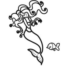 Malvorlage: Meerjungfrau (Figuren) #147256 - Kostenlose Malvorlagen zum Ausdrucken