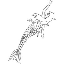 Malvorlage: Meerjungfrau (Figuren) #147267 - Kostenlose Malvorlagen zum Ausdrucken