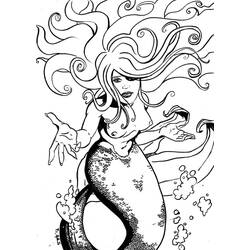 Malvorlage: Meerjungfrau (Figuren) #147279 - Kostenlose Malvorlagen zum Ausdrucken