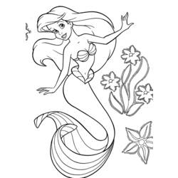 Malvorlage: Meerjungfrau (Figuren) #147280 - Kostenlose Malvorlagen zum Ausdrucken