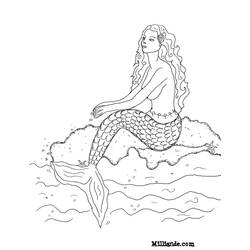 Malvorlage: Meerjungfrau (Figuren) #147283 - Kostenlose Malvorlagen zum Ausdrucken
