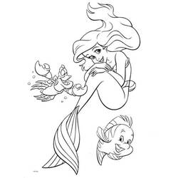 Malvorlage: Meerjungfrau (Figuren) #147302 - Kostenlose Malvorlagen zum Ausdrucken
