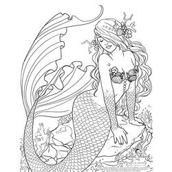 Malvorlage: Meerjungfrau (Figuren) #147320 - Kostenlose Malvorlagen zum Ausdrucken