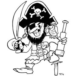 Malvorlage: Pirat (Figuren) #105073 - Kostenlose Malvorlagen zum Ausdrucken