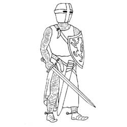 Malvorlage: Ritter (Figuren) #86892 - Kostenlose Malvorlagen zum Ausdrucken
