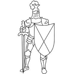 Malvorlage: Ritter (Figuren) #86896 - Kostenlose Malvorlagen zum Ausdrucken