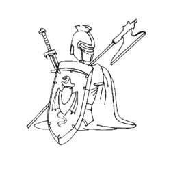 Malvorlage: Ritter (Figuren) #87058 - Kostenlose Malvorlagen zum Ausdrucken