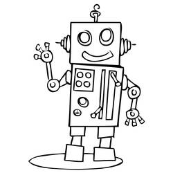 Malvorlage: Roboter (Figuren) #106574 - Kostenlose Malvorlagen zum Ausdrucken