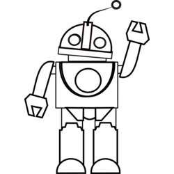 Malvorlage: Roboter (Figuren) #106630 - Kostenlose Malvorlagen zum Ausdrucken