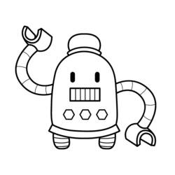 Malvorlage: Roboter (Figuren) #106701 - Kostenlose Malvorlagen zum Ausdrucken