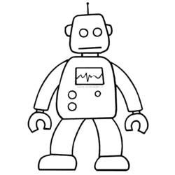 Malvorlage: Roboter (Figuren) #106854 - Kostenlose Malvorlagen zum Ausdrucken