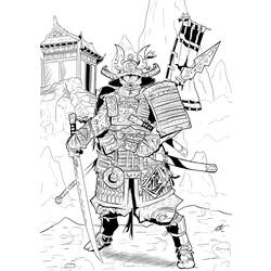 Malvorlage: Samurai (Figuren) #107315 - Kostenlose Malvorlagen zum Ausdrucken