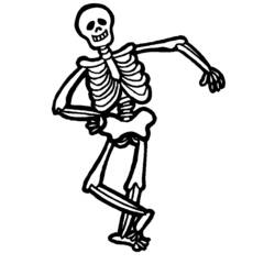 Malvorlage: Skelett (Figuren) #147413 - Kostenlose Malvorlagen zum Ausdrucken
