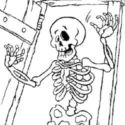 Malvorlage: Skelett (Figuren) #147422 - Kostenlose Malvorlagen zum Ausdrucken