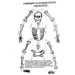 Malvorlage: Skelett (Figuren) #147442 - Kostenlose Malvorlagen zum Ausdrucken