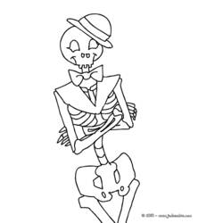 Malvorlage: Skelett (Figuren) #147487 - Kostenlose Malvorlagen zum Ausdrucken