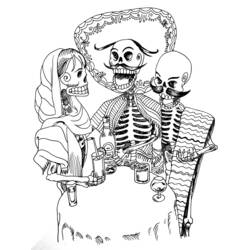 Malvorlage: Skelett (Figuren) #147524 - Kostenlose Malvorlagen zum Ausdrucken