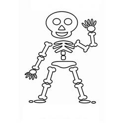 Malvorlage: Skelett (Figuren) #147532 - Kostenlose Malvorlagen zum Ausdrucken