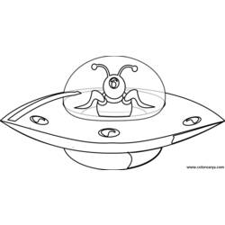 Malvorlage: UFO (Figuren) #103474 - Kostenlose Malvorlagen zum Ausdrucken
